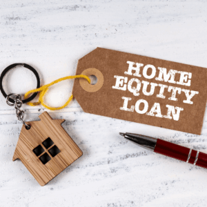 Home equity loan secured against a house